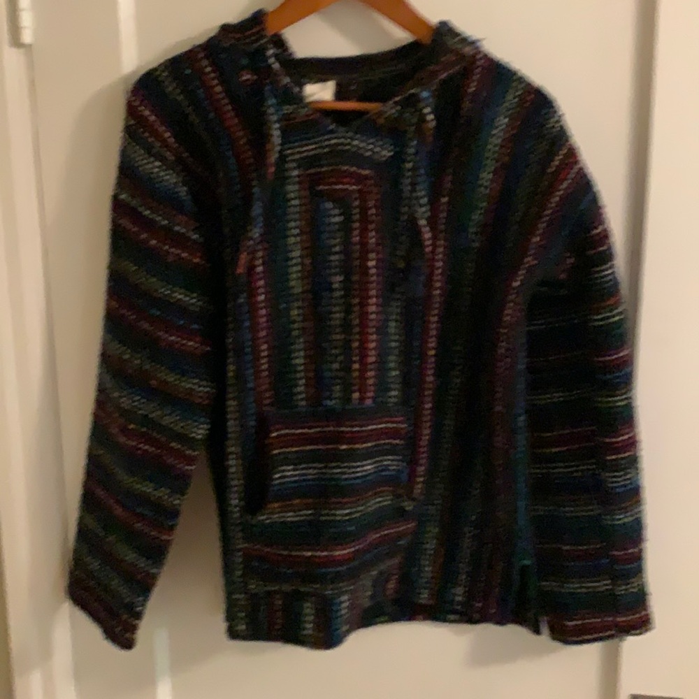 Knit hoodie
